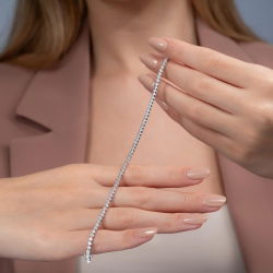 2,37 Karat Suyolu Pırlanta Bileklik - PR00904 - 5