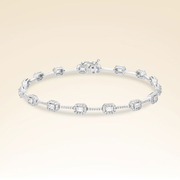 2,39 Karat Baget Pırlanta Bileklik - Pare Pırlanta