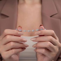 2,39 Karat Baget Pırlanta Bileklik - PR00432 - 4