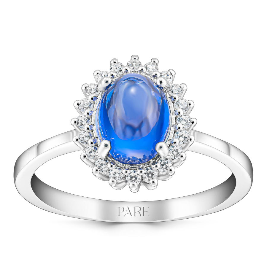 2,40 Karat Pırlanta Safir Yüzük - PR00165 - 1