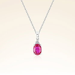 2,70 Karat Pırlantalı Yakut Set - 2