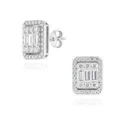 2,71 Karat Baget Pırlanta Set - PRS0017 - 2