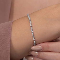 2,72 Karat Suyolu Pırlanta Bileklik - PR00902 - 4