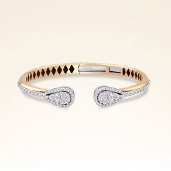 2,74 Karat Pırlantalı Fantezi Kelepçe Bileklik - 1