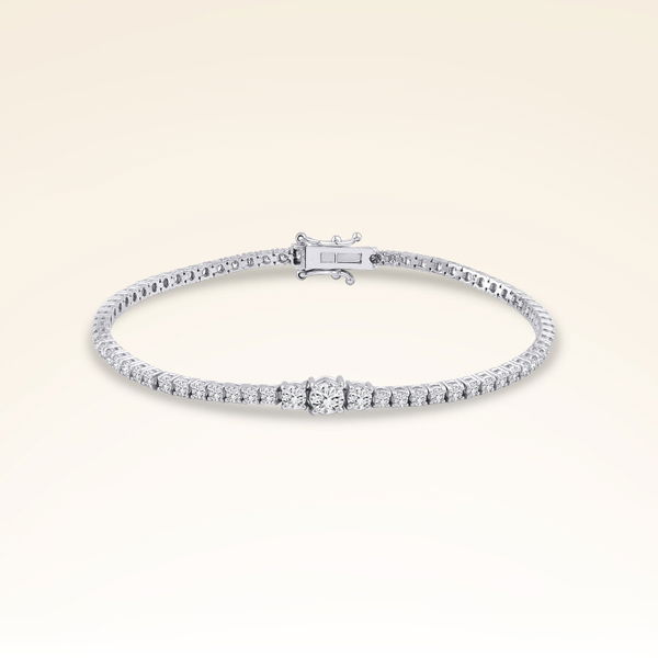 2,78 Karat Pırlanta Fantezi Suyolu Bileklik - Pare Pırlanta