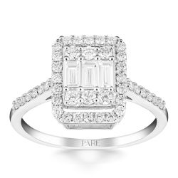 2,83 Karat Baget Pırlanta Set - PRS0016 - 2