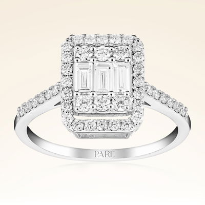 2,83 Karat Baget Pırlanta Set - Pare Pırlanta