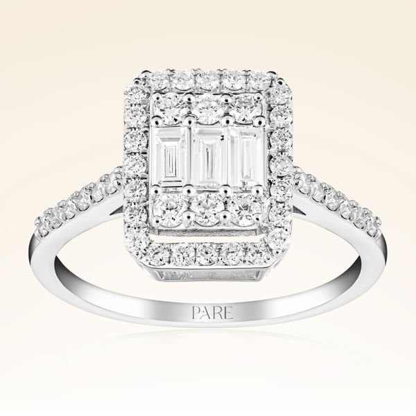 2,83 Karat Baget Pırlanta Set - Pare Pırlanta