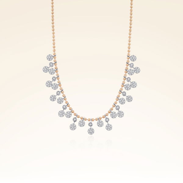 3,00 Karat Pırlanta Sıvama Kolye - Pare Pırlanta