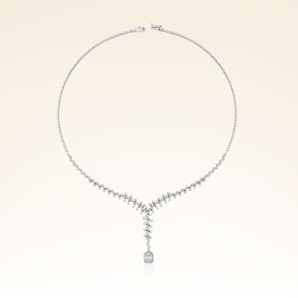 3,13 Karat Pırlantalı Baget Gerdanlık - Pare Pırlanta