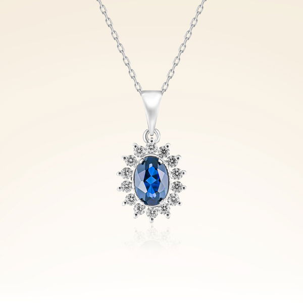 3,19 Karat Safir Pırlanta Set - Pare Pırlanta