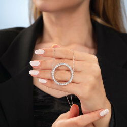 3,24 Karat Pırlanta Fantezi Kolye - 3