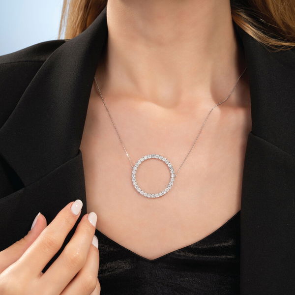 3,24 Karat Pırlanta Fantezi Kolye - Pare Pırlanta