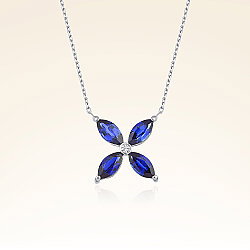 3,27 Karat Pırlantalı Safir Set - 2