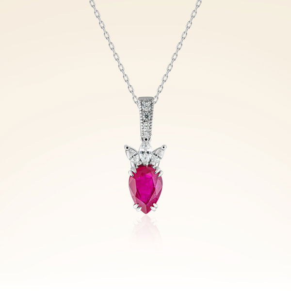 3,5 Karat Yakut Pırlanta Set - Pare Pırlanta