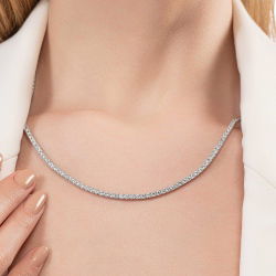 3,60 Karat Suyolu Pırlanta Gerdanlık - PR00970 - 3
