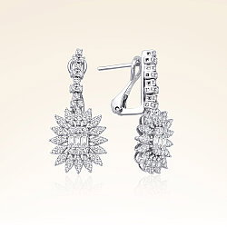 3,80 Karat Pırlanta Baget Set - 4
