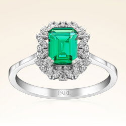 4,60 Karat Zümrüt Pırlanta Set - 3