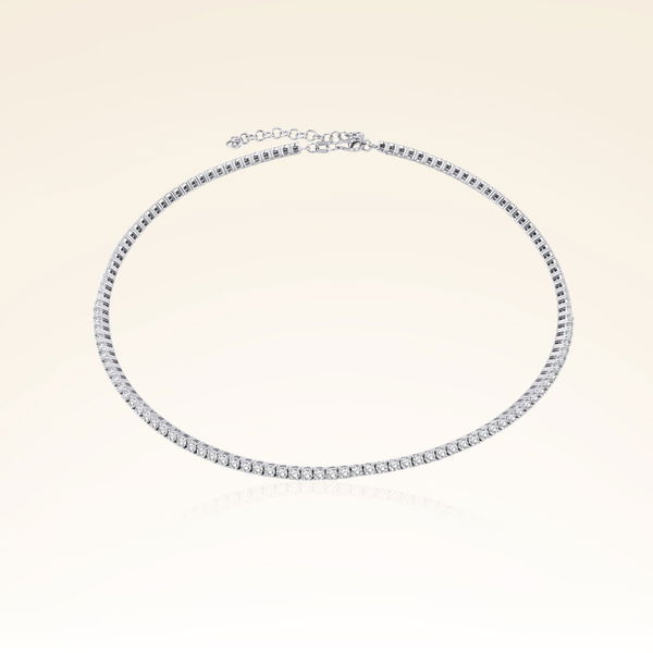 4,67 Karat Suyolu Gerdanlık Choker - Pare Pırlanta