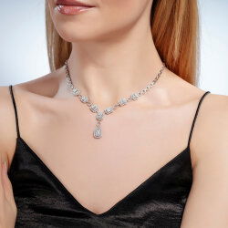 5,11 Karat Pırlantalı Baget Gerdanlık - 2