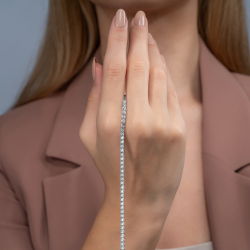 5,76 Karat Suyolu Pırlanta Bileklik - PR00867 - 5