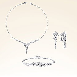6,11 Karat Fantezi Pırlanta Set - 1