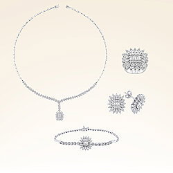 6,14 Karat Pırlanta Baget Set - 1