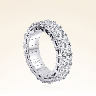 7,44 Karat Oktagon Pırlantalı Tamtur Yüzük - Pare Pırlanta