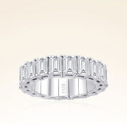 7,44 Karat Oktagon Pırlantalı Tamtur Yüzük - 1