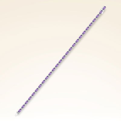 8,25 Karat Pırlanta Ametist Bileklik - Pare Pırlanta