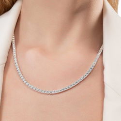 8,37 Karat Suyolu Pırlanta Gerdanlık - PR00960 - 3