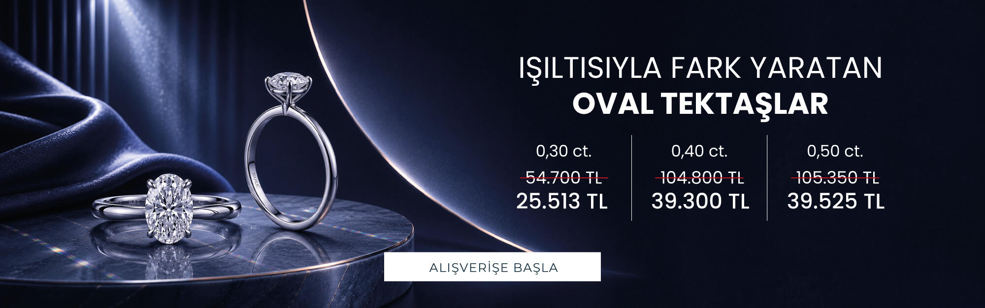 Oval Tektaş Yüzük Slider 