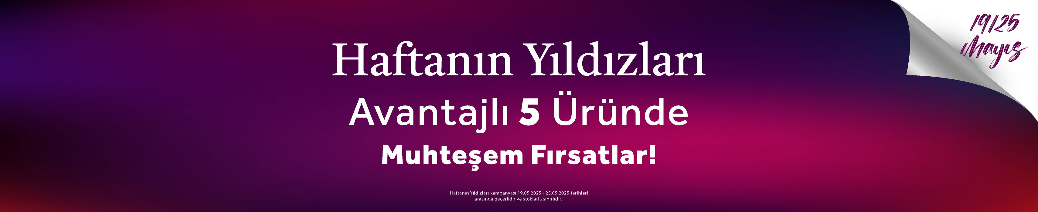 Haftanın Yıldızları