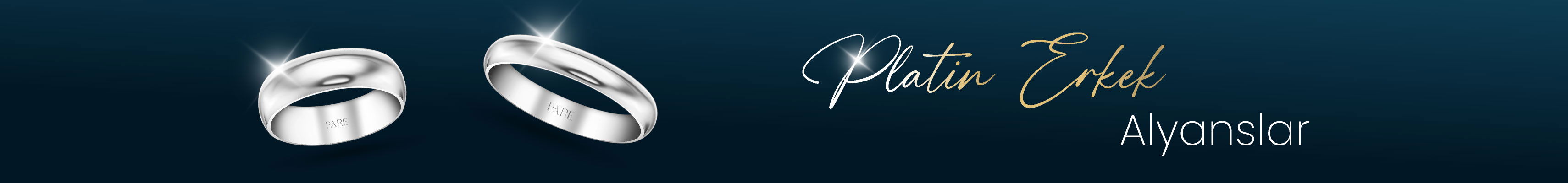 Platin Erkek Alyans
