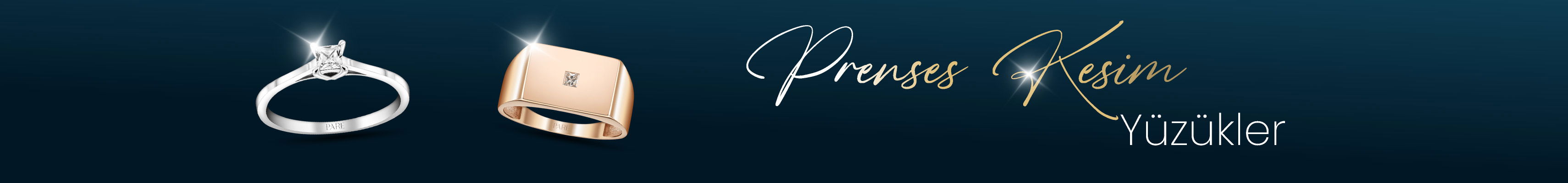 Prenses Kesim Pırlanta Yüzük