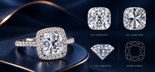 Yastık Kesim Pırlanta Nedir? Cushion Cut Pırlantaların Özellikleri