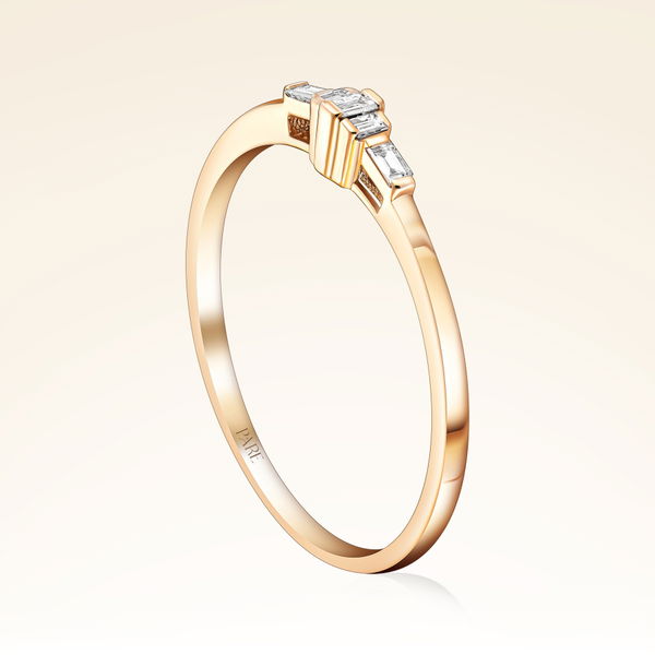 0,05 Karat Baget Pırlanta Yüzük - Pare Pırlanta