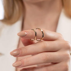 Baklava Desenli Erkek Alyans - 2