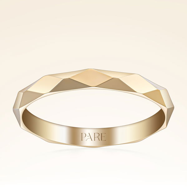 Baklava Desenli Kadın Alyans - Pare Pırlanta