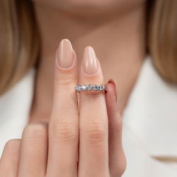 0,50 Karat Beştaş Pırlanta Yüzük - 4