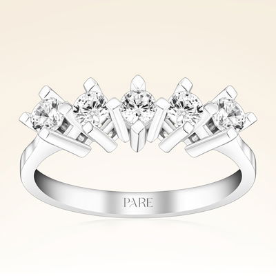 0,50 Karat Beştaş Pırlanta Yüzük - Pare Pırlanta