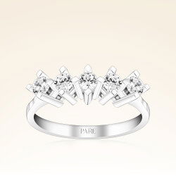 0,50 Karat Beştaş Pırlanta Yüzük - 1