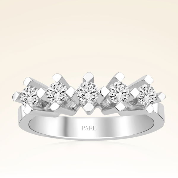 0,50 Karat Beştaş Pırlanta Yüzük - Pare Pırlanta