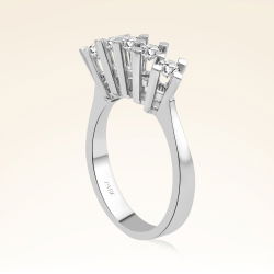 0,50 Karat Beştaş Pırlanta Yüzük - 2