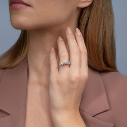 0,80 Karat Beştaş Pırlanta Yüzük - 4