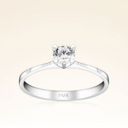 D Renk 0,30 Karat GIA Sertifikalı Tektaş Pırlanta Yüzük - 1