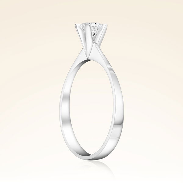 D Renk 0,30 Karat GIA Sertifikalı Tektaş Pırlanta Yüzük - Pare Pırlanta