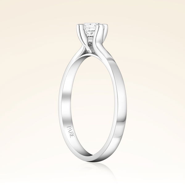 D Renk 0,30 Karat HRD Sertifikalı Tektaş Pırlanta Yüzük - Pare Pırlanta