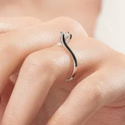 D Renk 0,30 Karat HRD Sertifikalı Tektaş Pırlanta Yüzük - 7