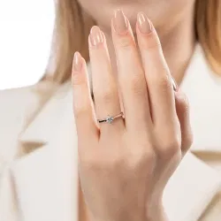 D Renk 0,30 Karat HRD Sertifikalı Tektaş Pırlanta Yüzük - 4